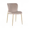 Chaise Odessa Khaki / brushed gold