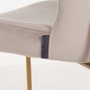 Chaise Odessa Khaki / brushed gold