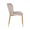 Chaise Odessa Khaki / brushed gold