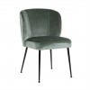 Chaise Fallon Jade Velvet / Black