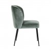 Chaise Fallon Jade Velvet / Black