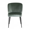 Chaise Fallon Jade Velvet / Black