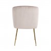 Chaise Cannon Khaki / brushed gold