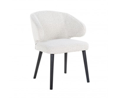 Chaise Indigo White Bouclé