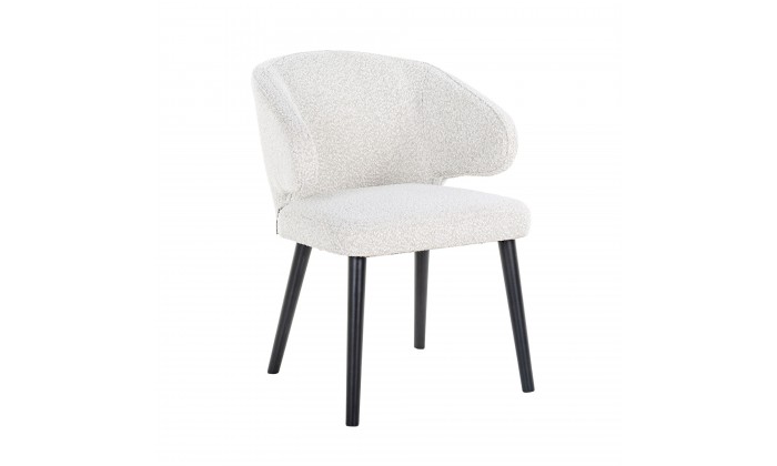 Chaise Indigo White Bouclé