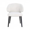 Chaise Indigo White Bouclé