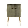 Chaise Harper Green Feather