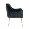 Chaise Harper Black Croco