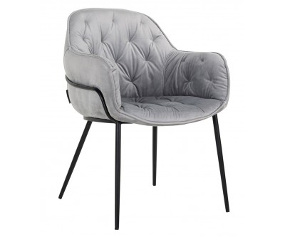 Chaise Nomi Steel velvet