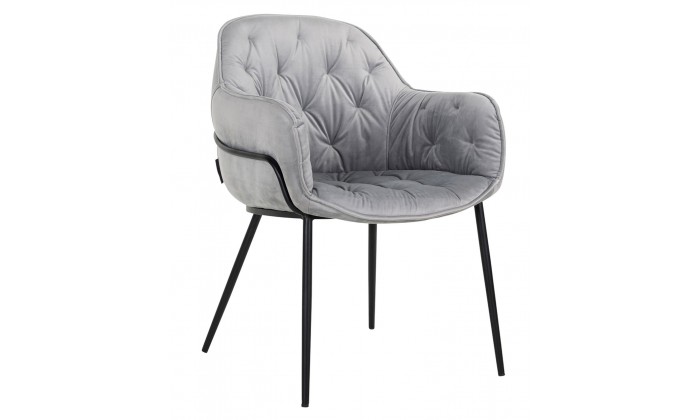 Chaise Nomi Steel velvet