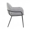 Chaise Nomi Steel velvet