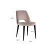 Stoel Chaise Tabitha Quartz Khaki / Alaska Stone