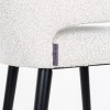 Bar stoel tabouret Chaise de bar Indigo White Bouclé