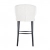 Bar stoel tabouret Chaise de bar Indigo White Bouclé