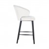 Bar stoel tabouret Chaise de bar Indigo White Bouclé