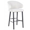 Bar stoel tabouret Chaise de bar Indigo White Bouclé