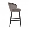 Bar stoel Tabouret Indigo Stone velvet