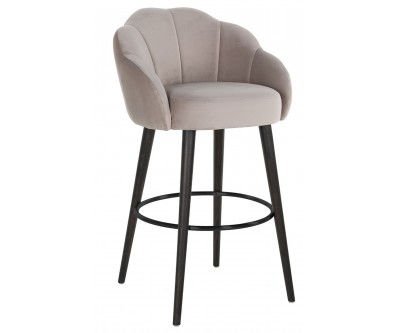 Tabouret Tulip Khaki velvet