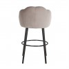 Tabouret Tulip Khaki velvet