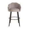 Tabouret Tulip Khaki velvet