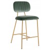 Bar stoel Tabouret Xenia Jade Velvet / Brushed Gold