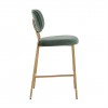 Bar stoel Tabouret Xenia Jade Velvet / Brushed Gold