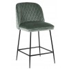 Bar stoel Tabouret Pullitzer Jade Velvet / noir