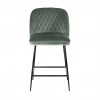 Bar stoel Tabouret Pullitzer Jade Velvet / noir