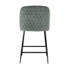 Bar stoel Tabouret Pullitzer Jade Velvet / noir