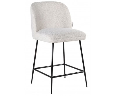 Tabouret Pullitzer Khaki velvet / noir