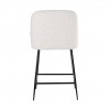 Tabouret Pullitzer Khaki velvet / noir