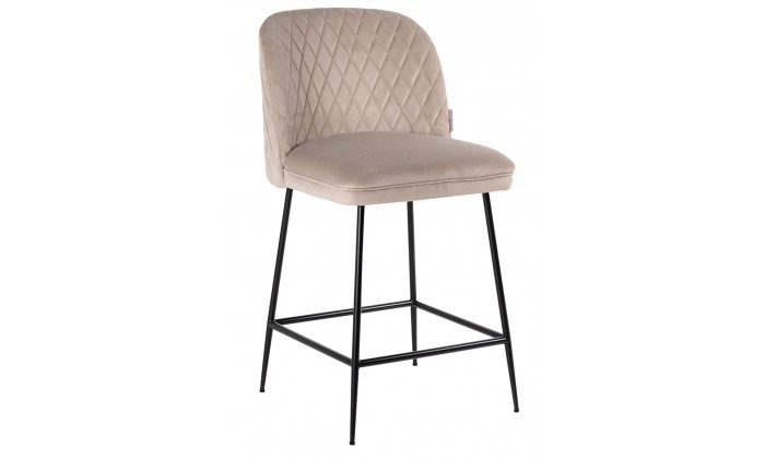 Bar stoel Tabouret Pullitzer Khaki velvet / noir