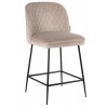 Bar stoel Tabouret Pullitzer Khaki velvet / noir