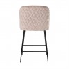 Bar stoel Tabouret Pullitzer Khaki velvet / noir