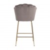 Bar stoel Tabouret Pippa Stone velvet / gold