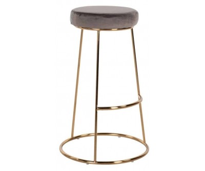 Tabouret Brandy Stone Velvet / dorée