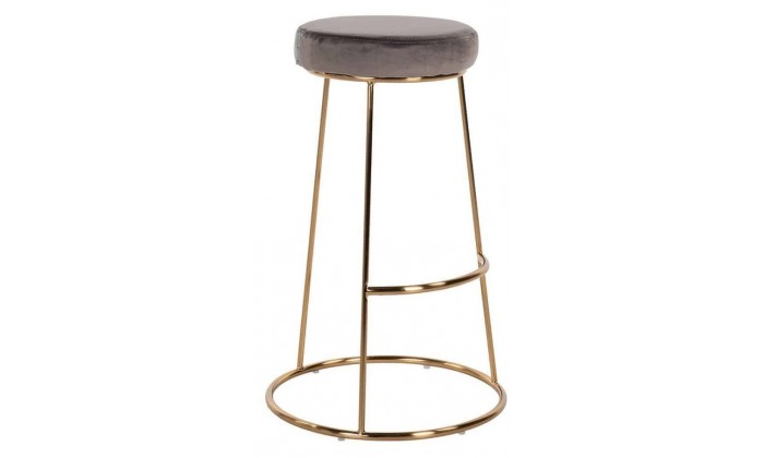 Tabouret Brandy Stone Velvet / dorée