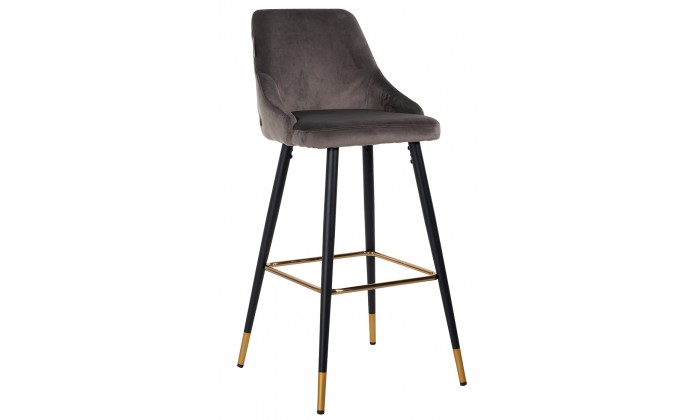 Bar stoel Tabouret Imani Stone Velvet