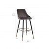 Bar stoel Tabouret Imani Stone Velvet