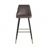 Bar stoel Tabouret Imani Stone Velvet