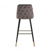 Bar stoel Tabouret Imani Stone Velvet