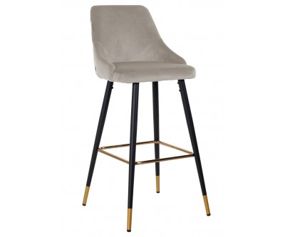 Tabouret Imani Khaki Velvet