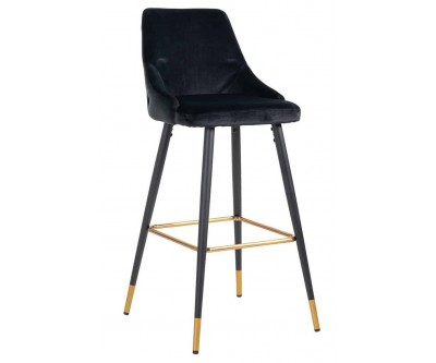 Bar stoel Tabouret Imani Black Velvet