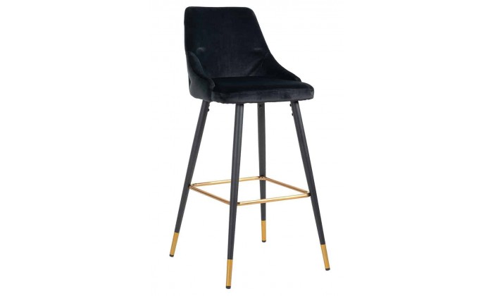 Bar stoel Tabouret Imani Black Velvet