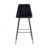 Bar stoel Tabouret Imani Black Velvet