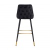 Bar stoel Tabouret Imani Black Velvet