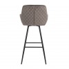 Bar stoel Tabouret Linsey pivotant Stone Velvet