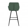 Tabouret Linsey pivotant Green Velvet