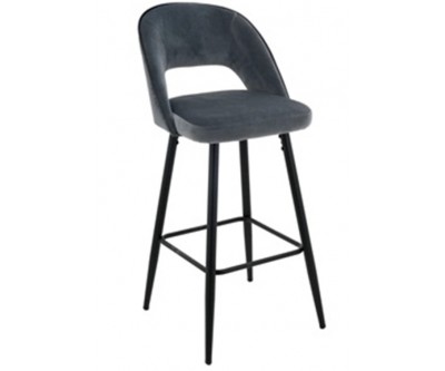Barstoel Chaise de bar Tabouret Luna Antraciet