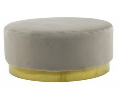 Pouf Emmy 70Ø Khaki Velvet